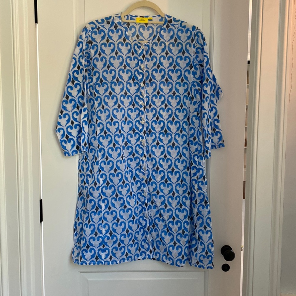 Roller Rabbit Kaftan, Side Pockets, Side Slits, S… - image 1